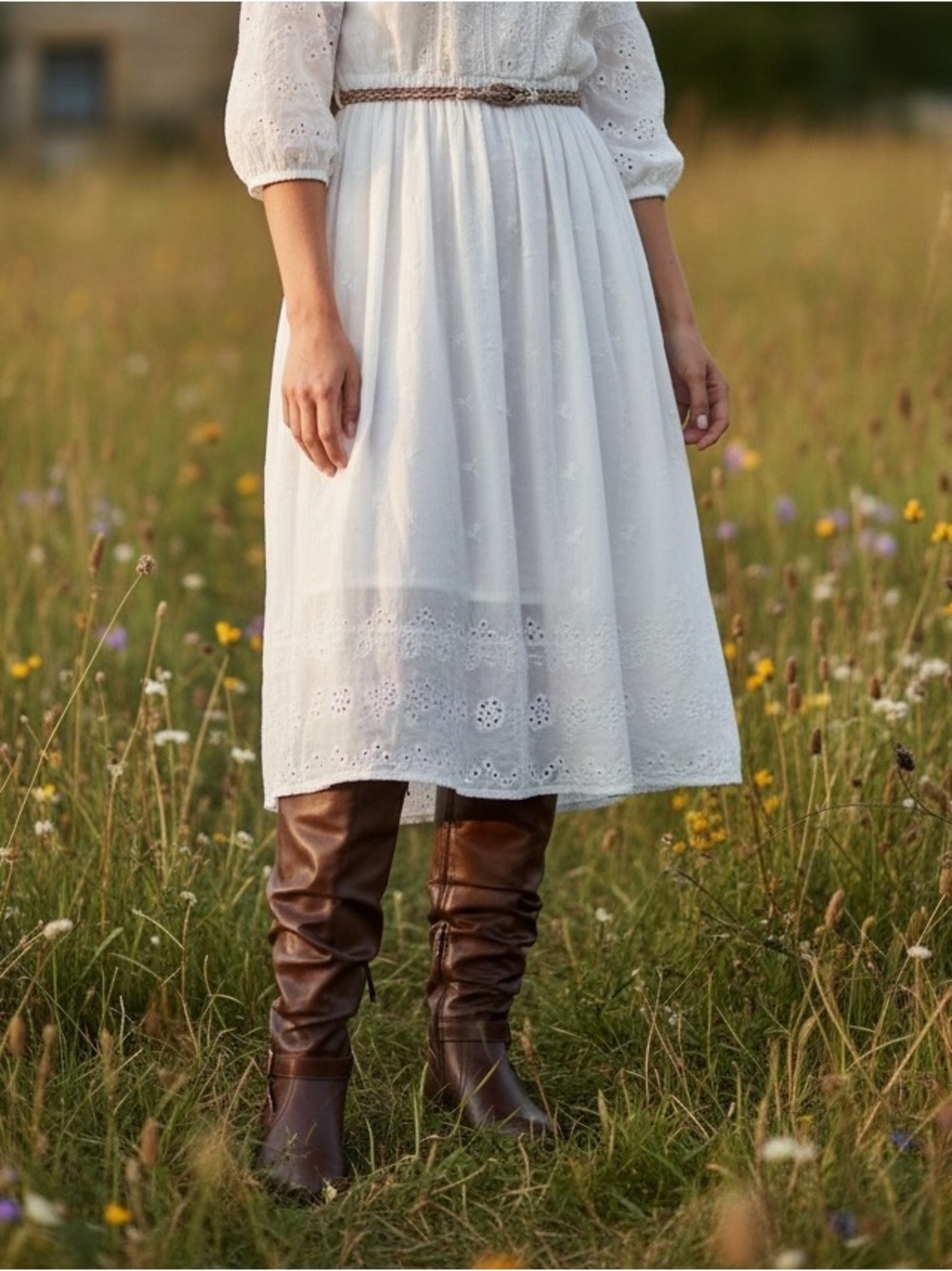 NWOB STYLE & CO Marliee Riding Boots in Brown Size 6.5 - Picture 12 of 12